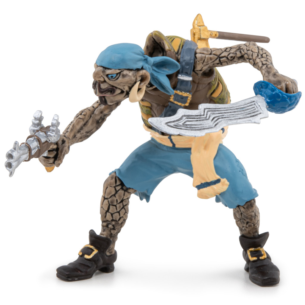 Papo Turtle Mutant Pirate toy figurine