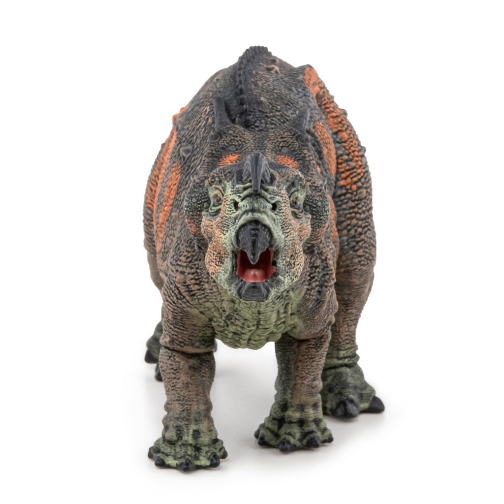 Papo Einiosaurus model dinosaur front view