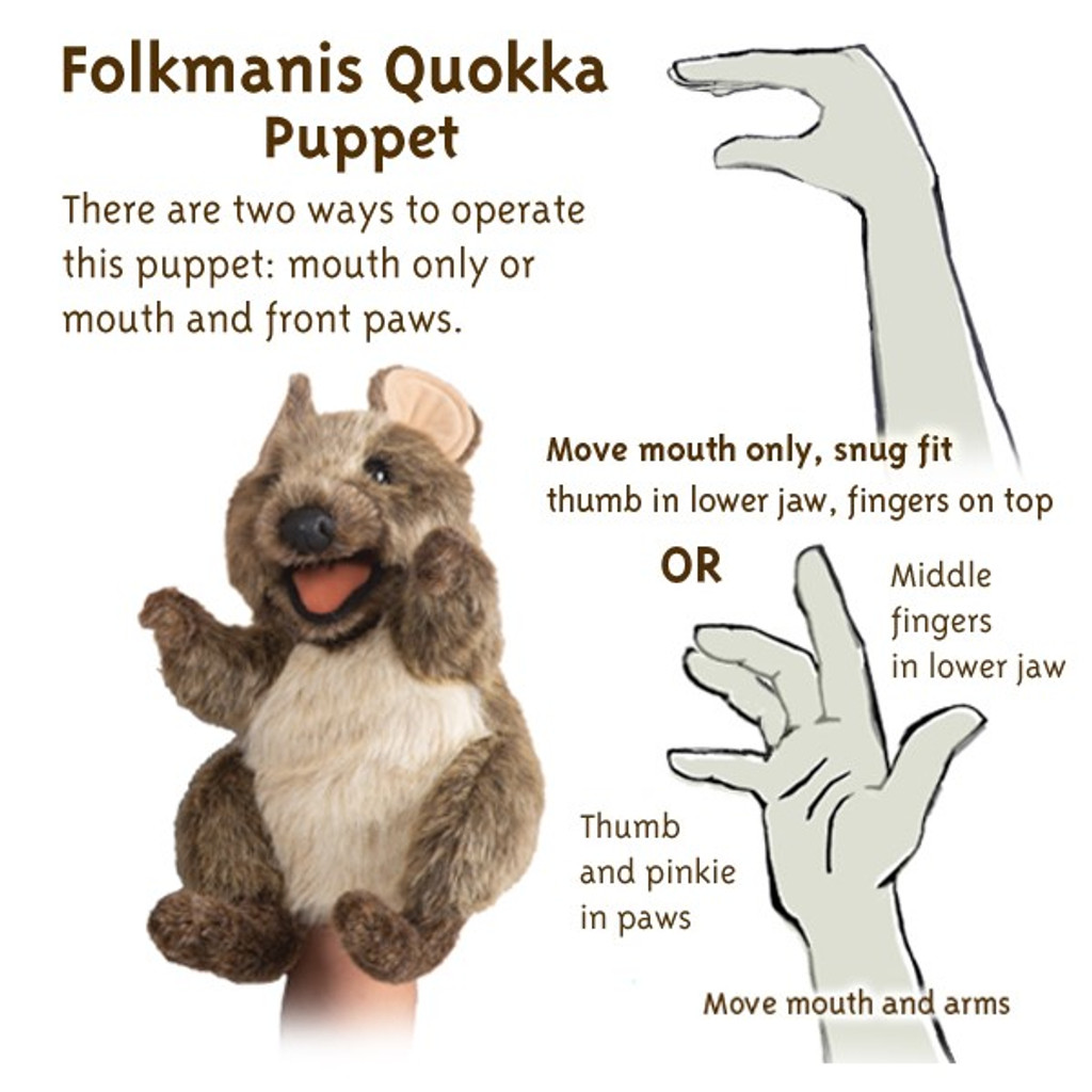 How to use the Folkmanis Quokka Puppet