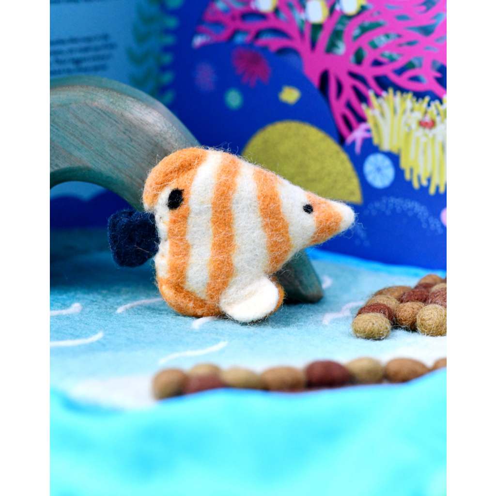 Tara Treasures Felt Butterfly Fish Toy