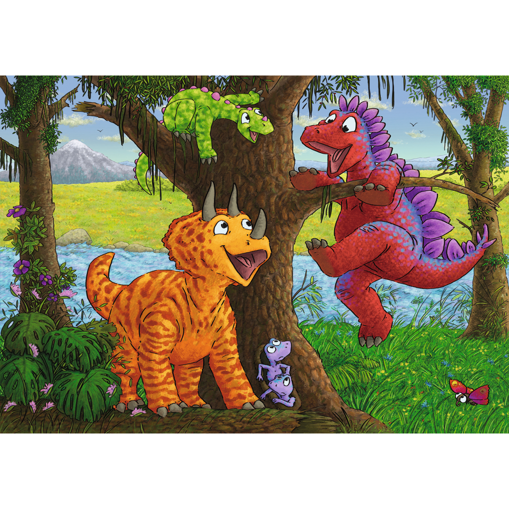 Ravensburger Dinosaurs at Play Puzzle 2 x 24pc