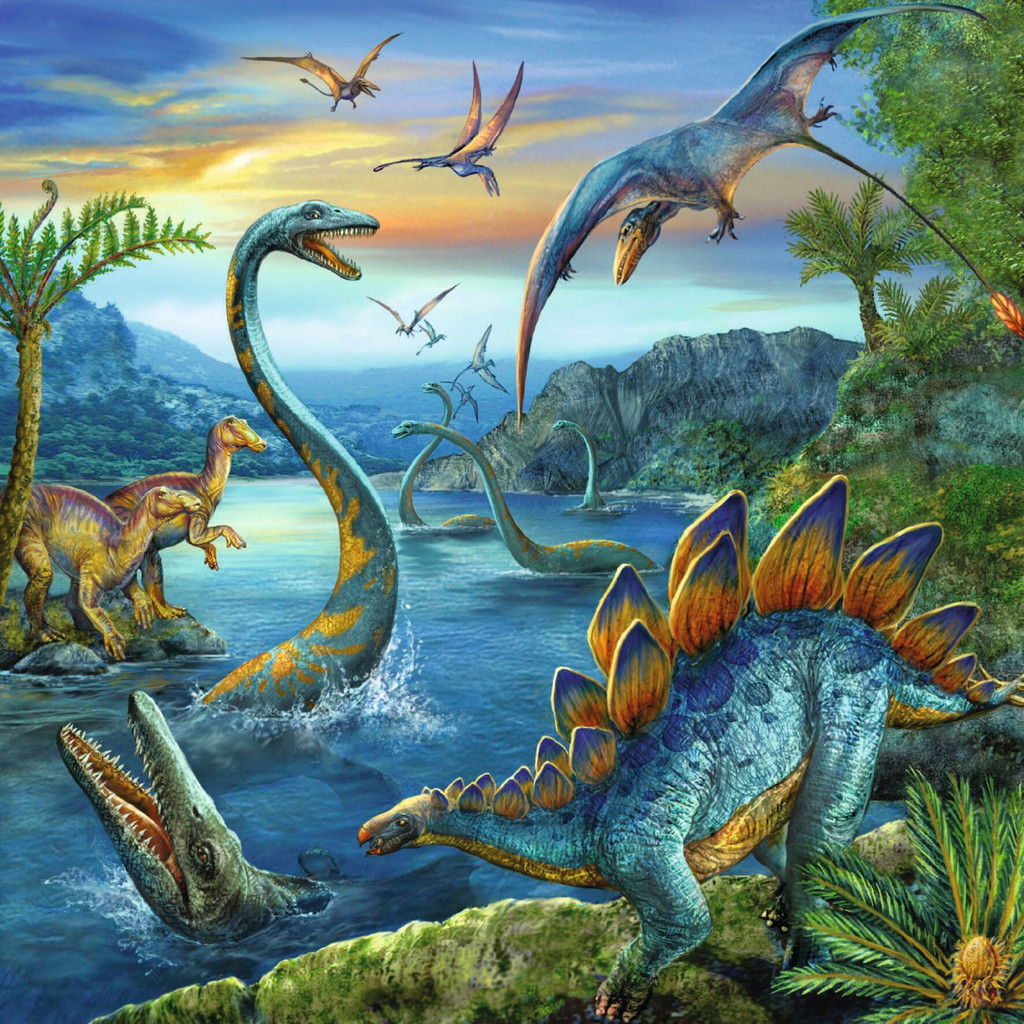 Ravensburger Dinosaur Fascination Puzzle 3 x 49pc