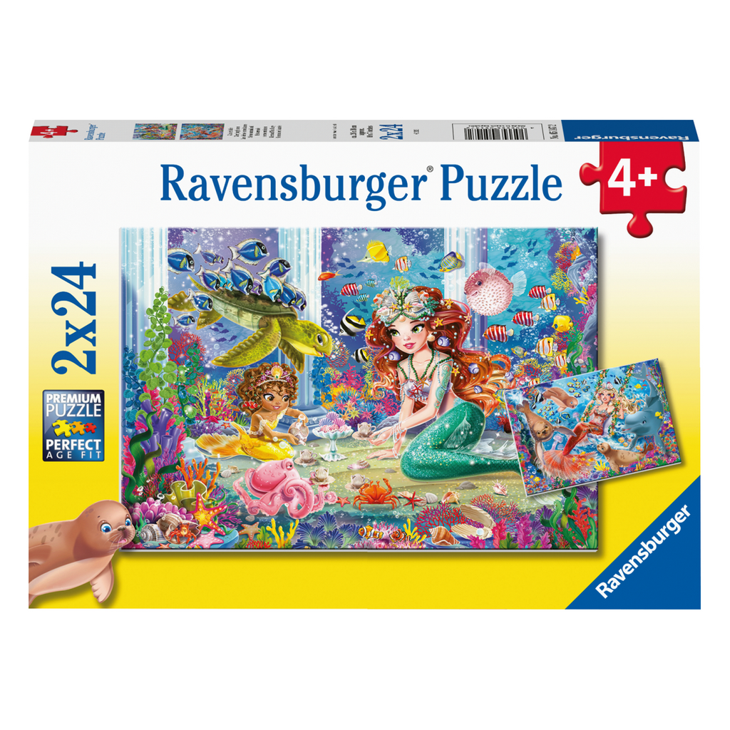 Ravensburger Mermaid Tea Party Puzzle 2 x 24pc