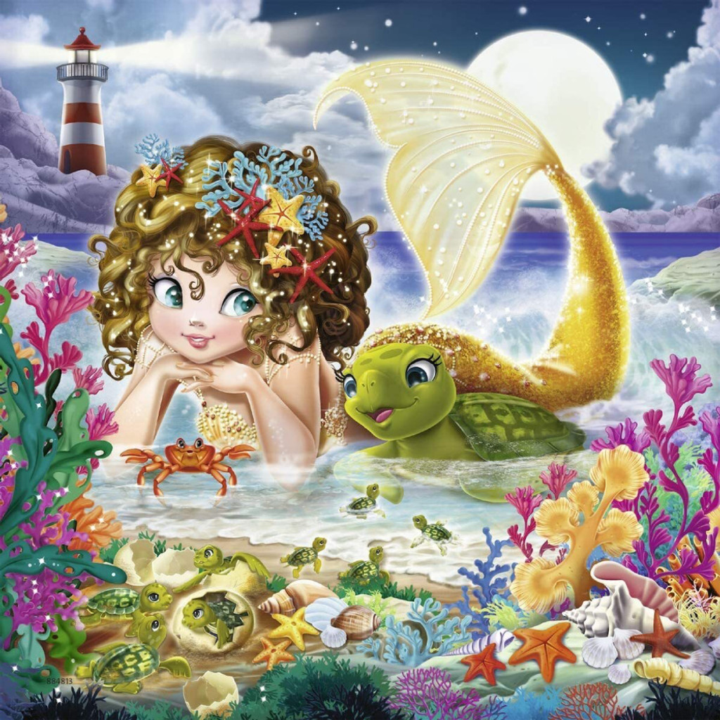 Ravensburger Charming Mermaids Puzzle 3 x 49pc