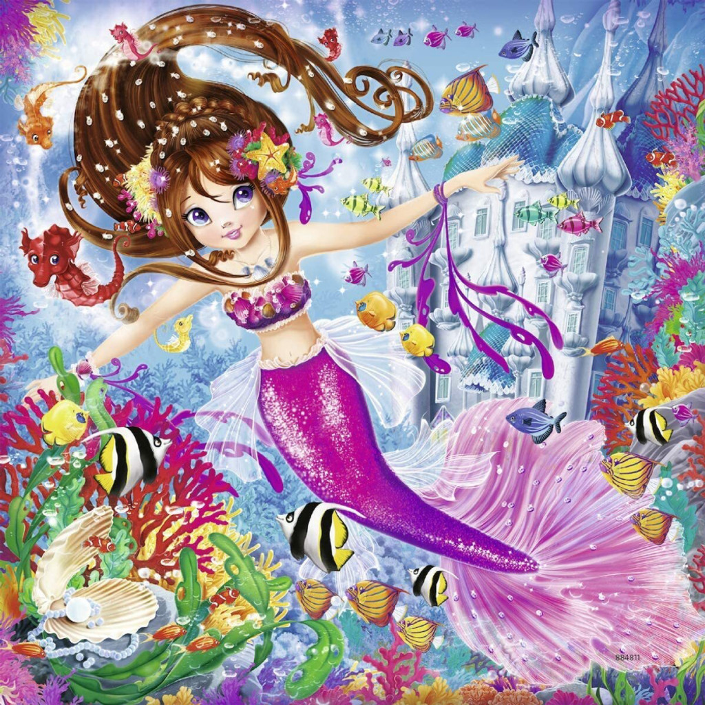 Ravensburger Charming Mermaids Puzzle 3 x 49pc