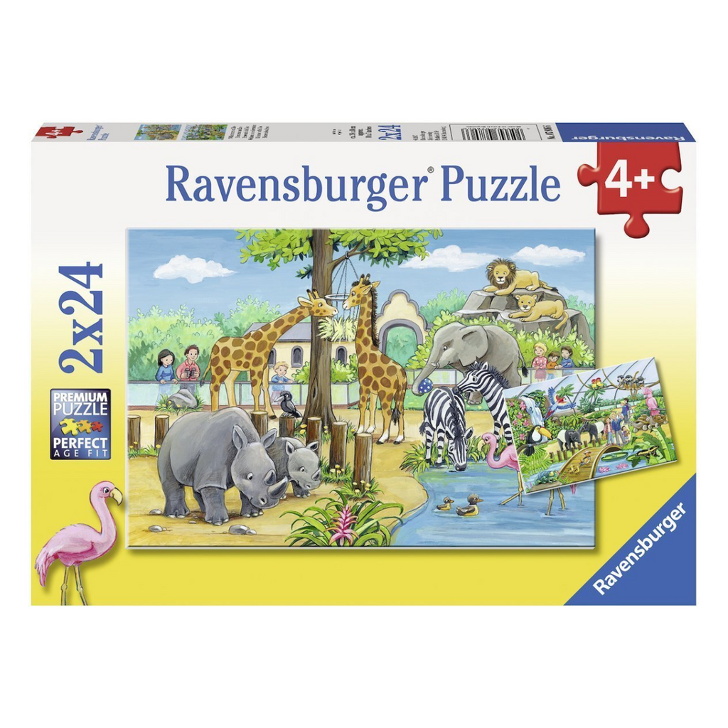 Ravensburger Welcome to the Zoo Puzzle 2 x 24pc