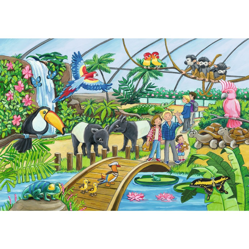 Ravensburger Welcome to the Zoo Puzzle 2 x 24pc