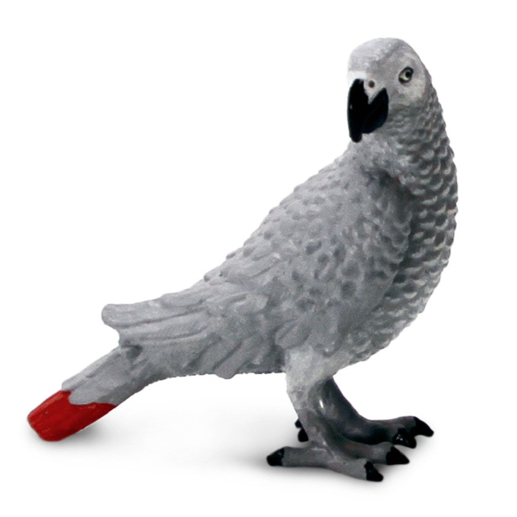 Safari Ltd African Grey Parrot