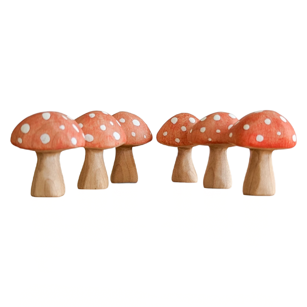 NOM Handcrafted Mushroom Red