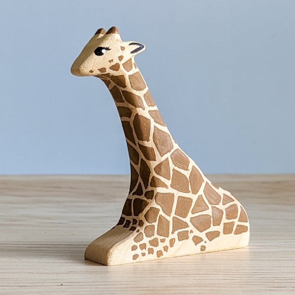 NOM Handcrafted Giraffe Sitting