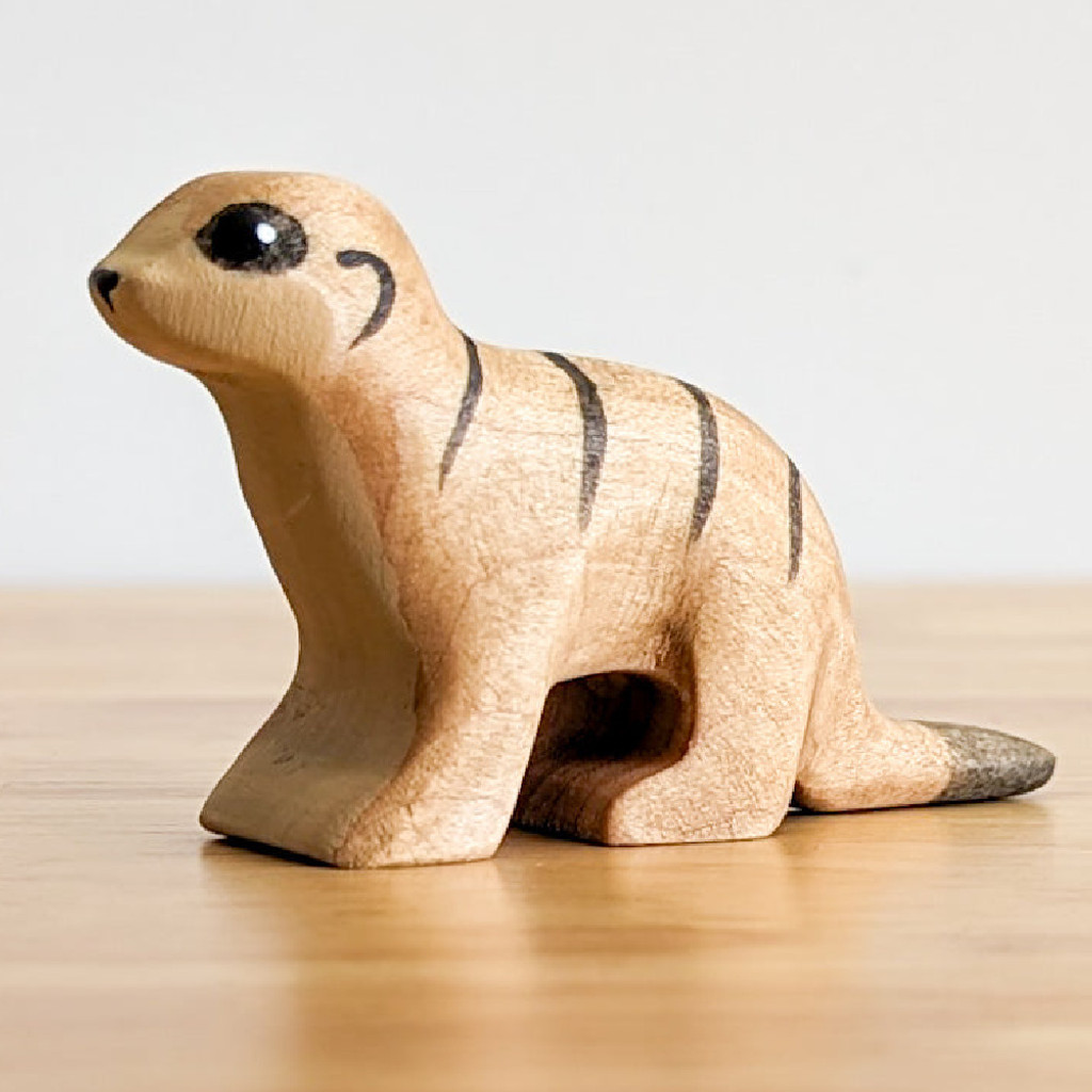 NOM Handcrafted Meerkat Crouching