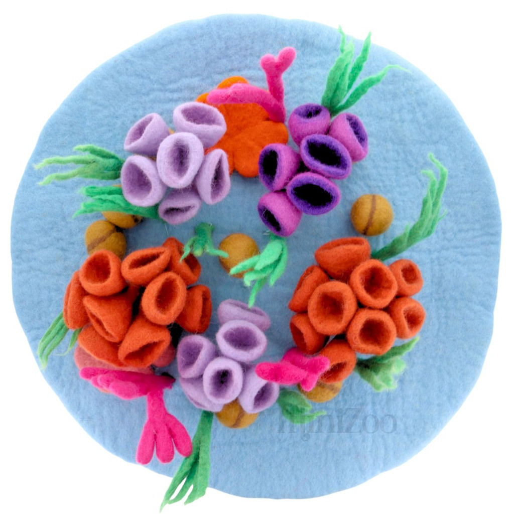 Tara Treasures felt Coral Reef Playmat