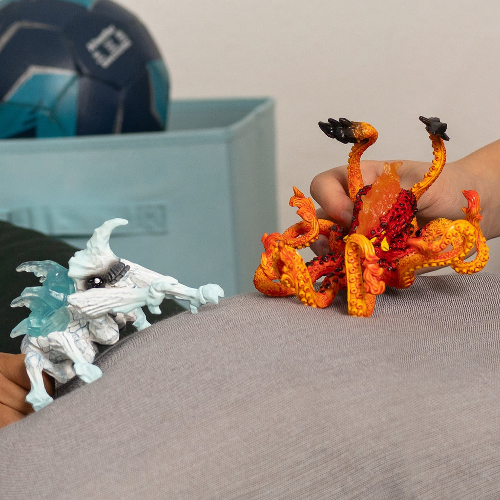 Schleich Ice Beetle and Fire Kraken