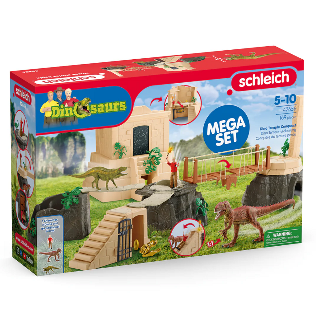Schleich Dino Temple Conquest Mega Set