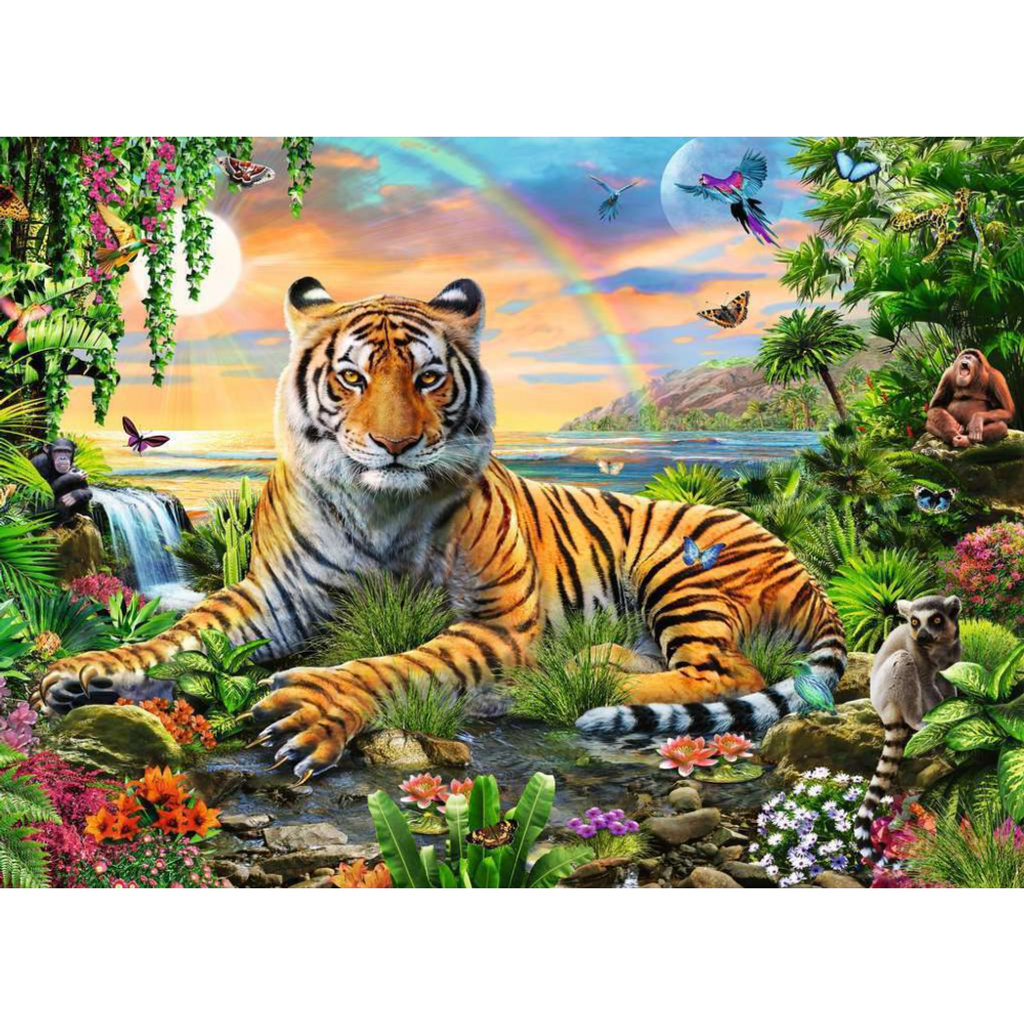 Ravensburger Tiger at Sunset Puzzle 300pc