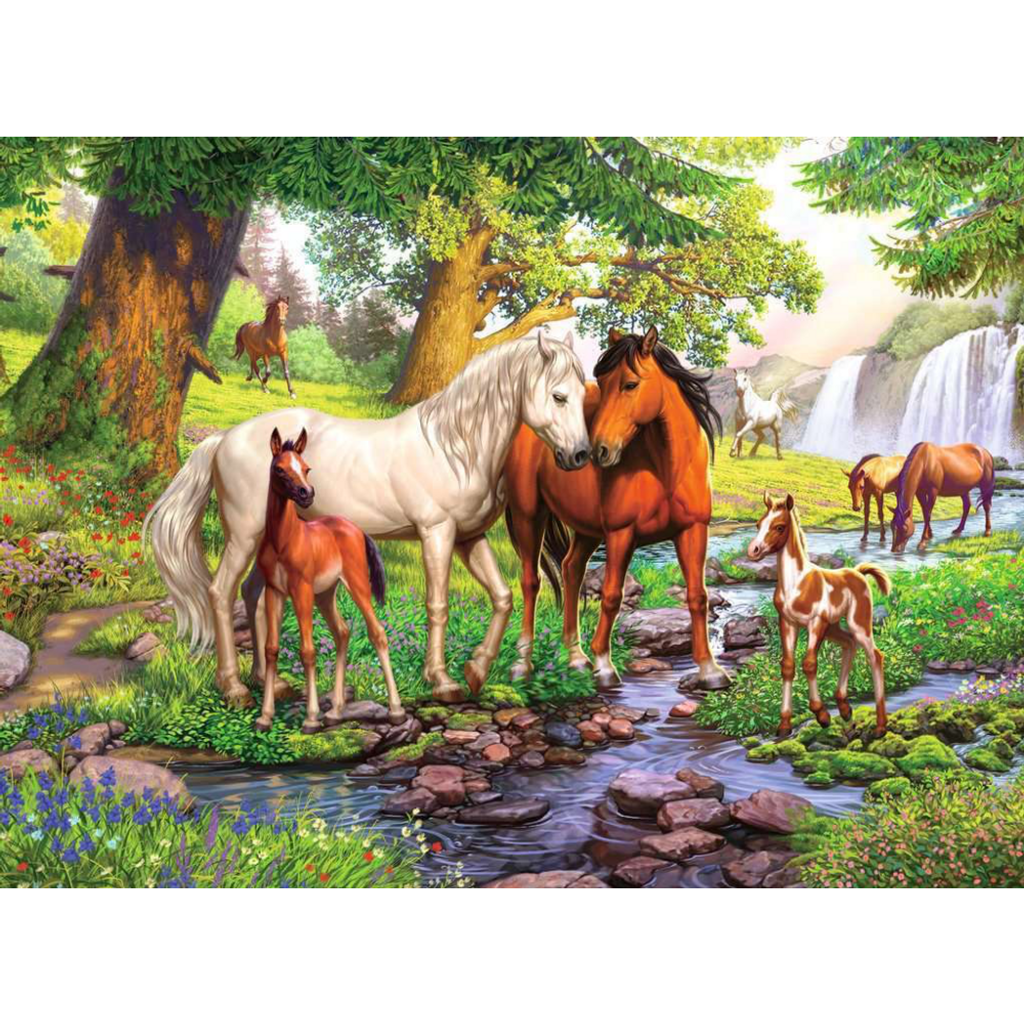 Ravensburger Horses by the Stream Puzzle 300pc