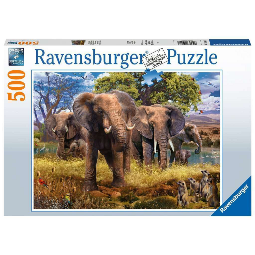 Ravensburger Elephant Family Puzzle  500pc