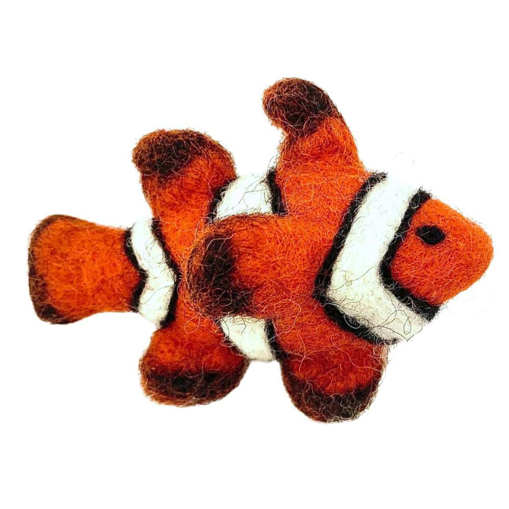 Papoose Felt Clownfish toy