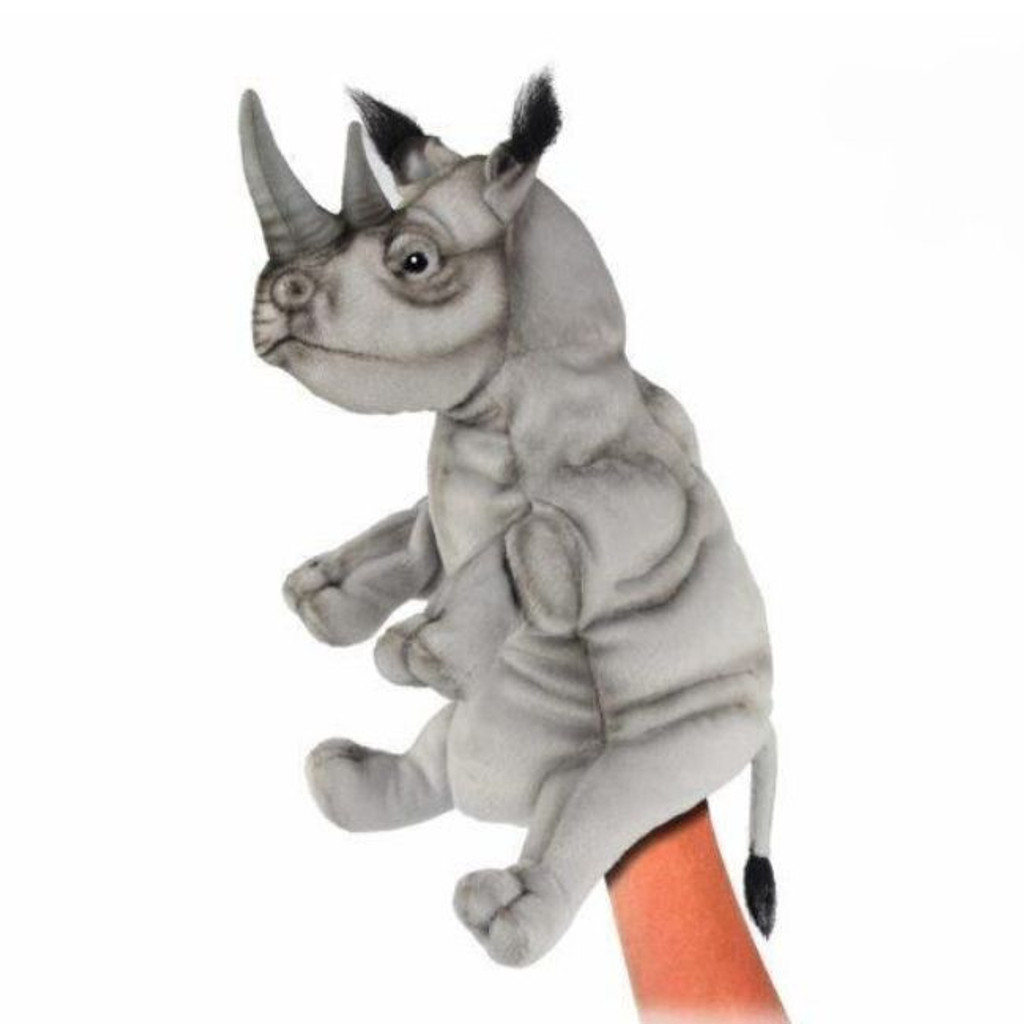 Hansa Realistic Rhino Hand Puppet