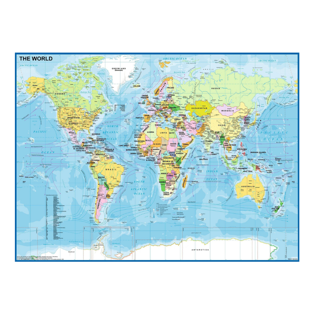 Ravensburger Map of the World Puzzle 200pc