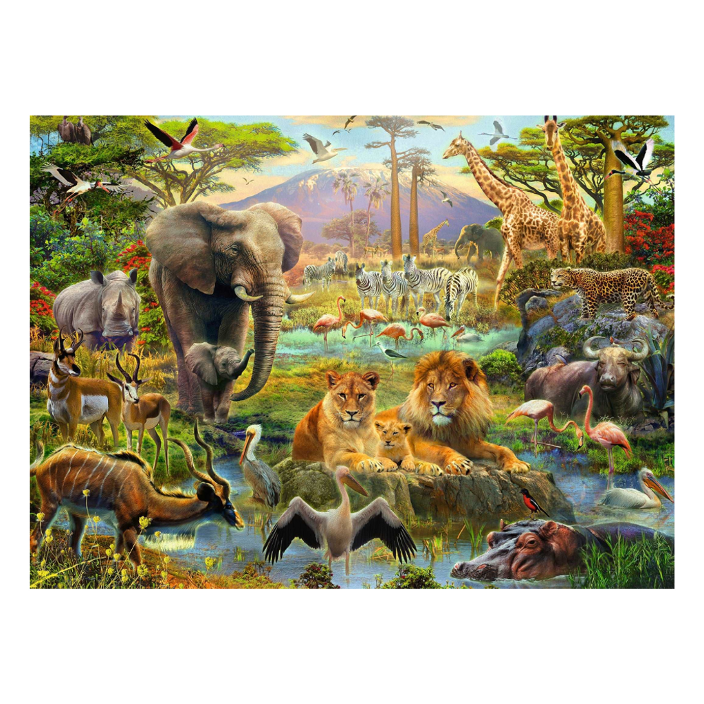 Ravensburger Animals of the Savanna 200pc Puzzle image