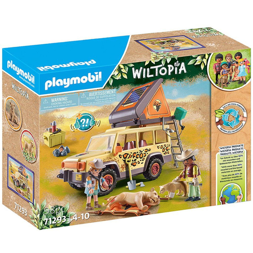 Playmobil Wiltopia Rescue All-Terrain Vehicle packaging