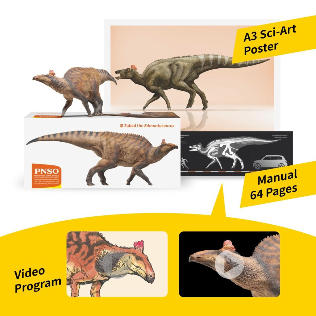 PNSO Zabad the Edmontosaurus box contents