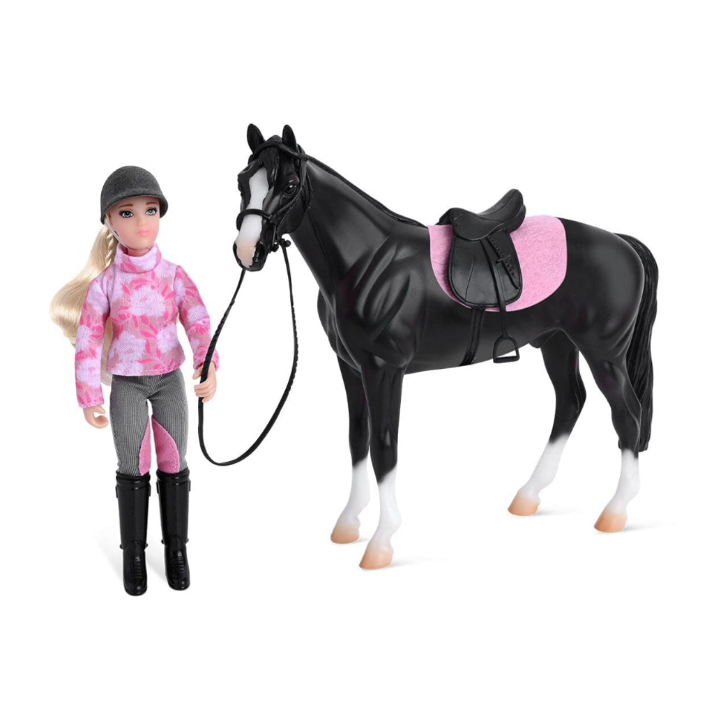 Breyer Freedom Logan and English Rider Lauren separate