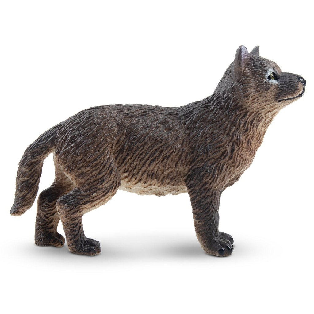 Toymany Grey Wolf Cub toy figurine