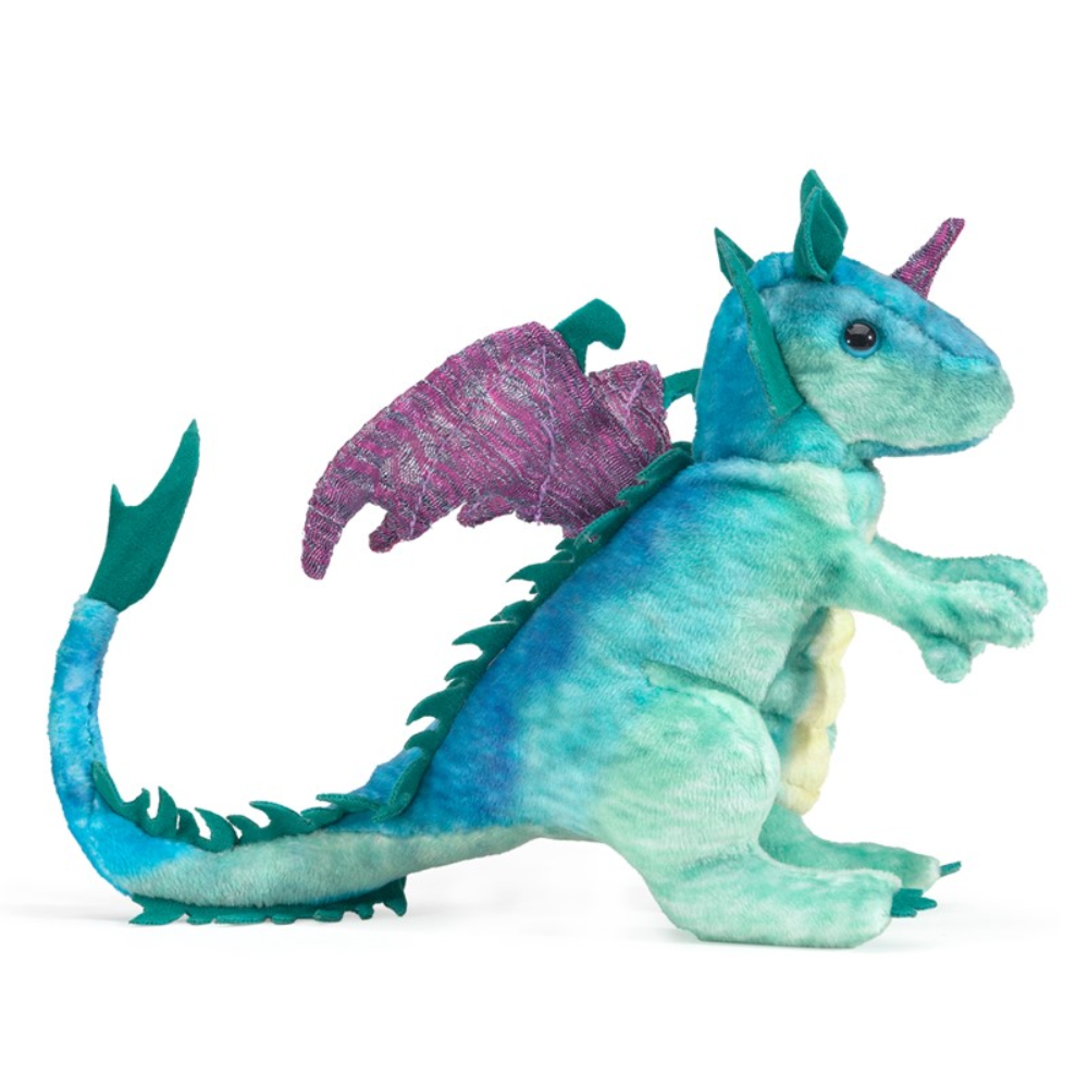 Folkmanis Mini Dragon Finger Puppet side details