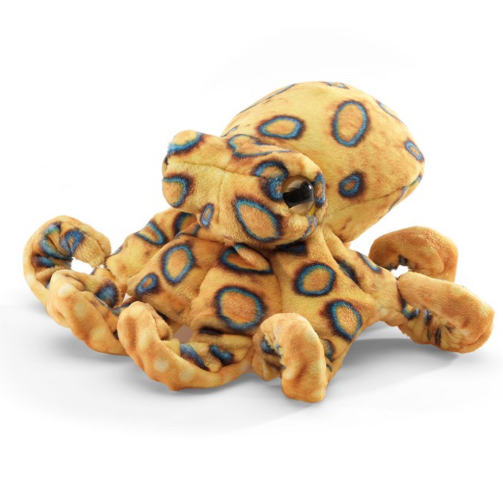 Folkmanis Blue Ringed Octopus Finger Puppet