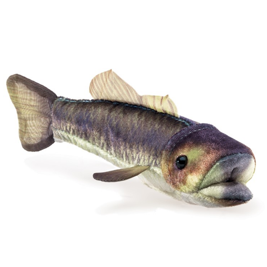 Folkmanis Largemouth Bass Finger Puppet