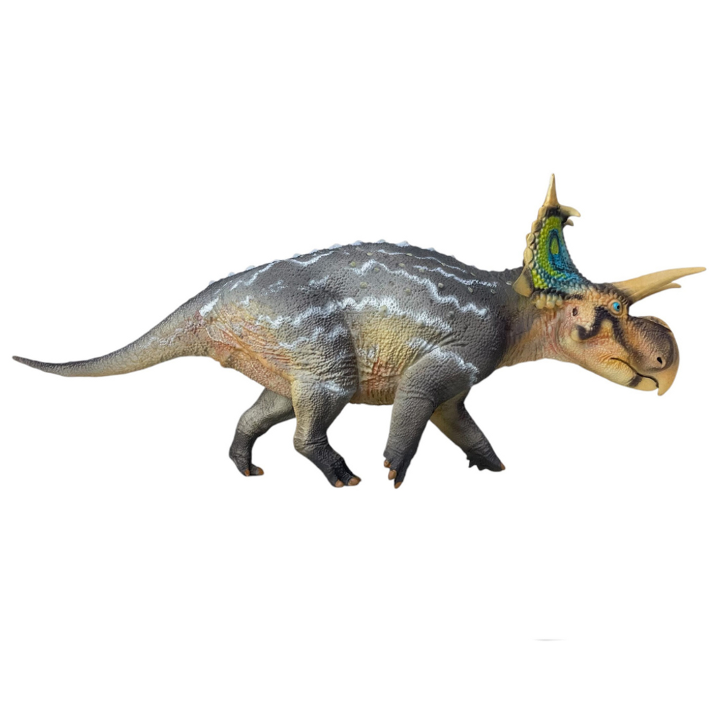 Haolonggood Xenoceratops Blue model dinosaur