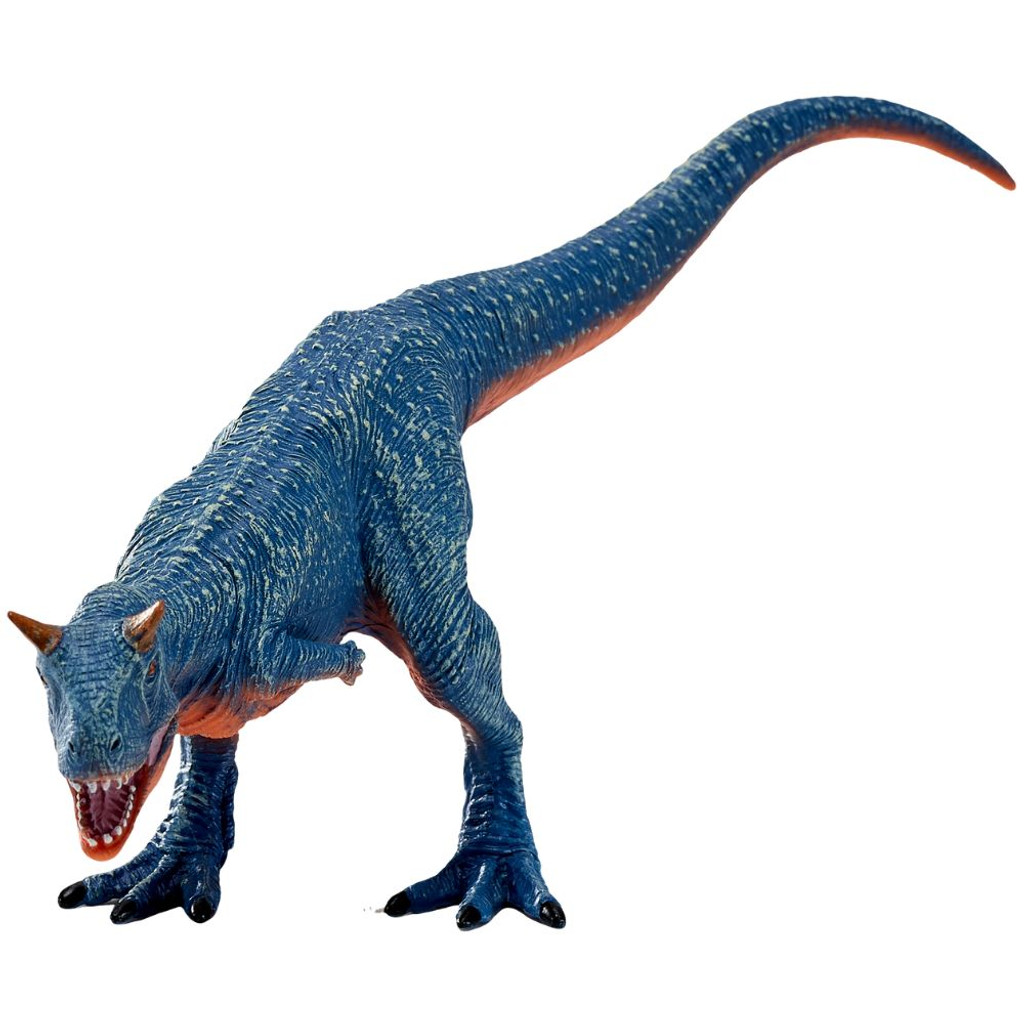 Mojo Carnotaurus dinosaur figurine toy front details
