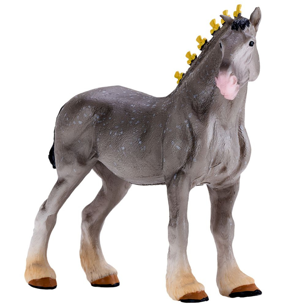 Mojo Shire Horse Dapple Grey front details