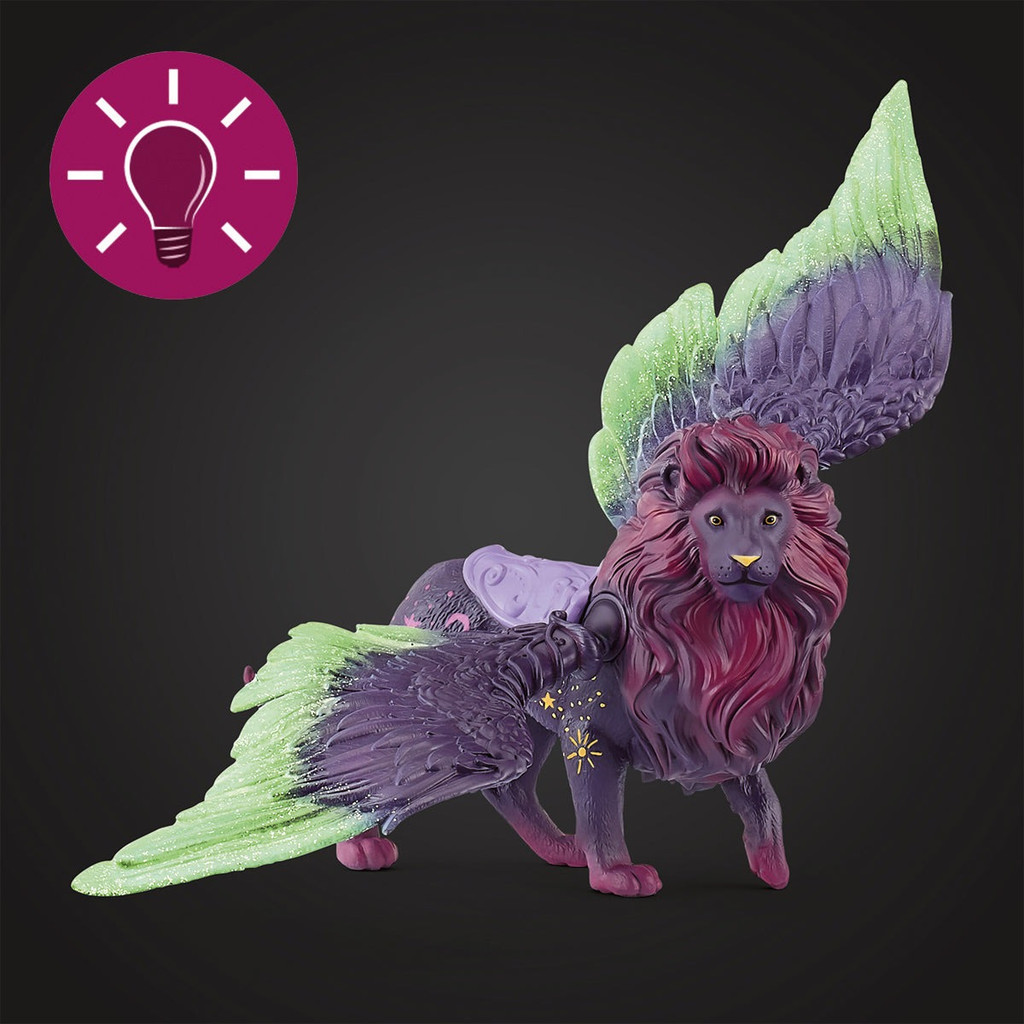 Schleich Moon Lion Bayala figurine with glow in the dark wings