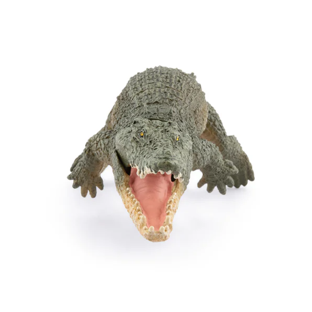 Papo Saltwater Crocodile toy figurine front view