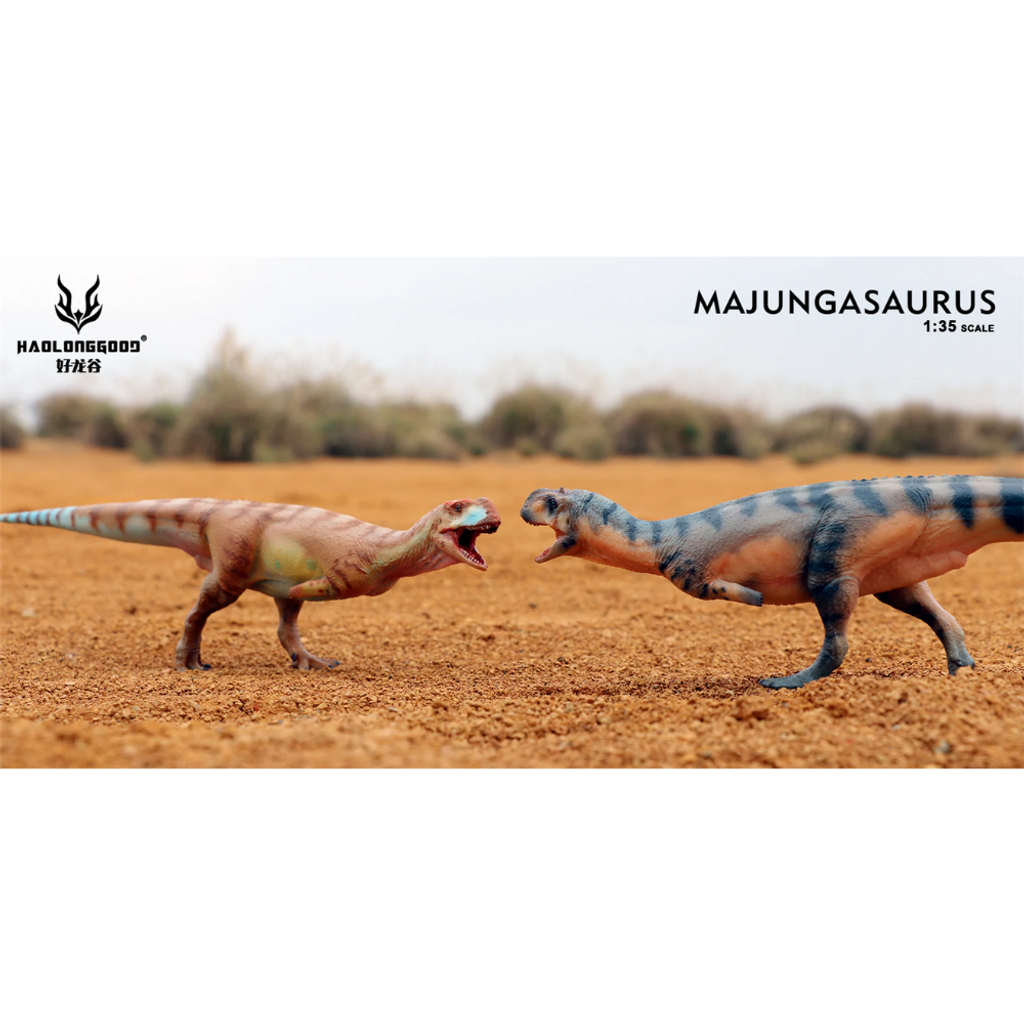 Haolonggood Majungasaurus Grey and yellow sold separately lifestyle