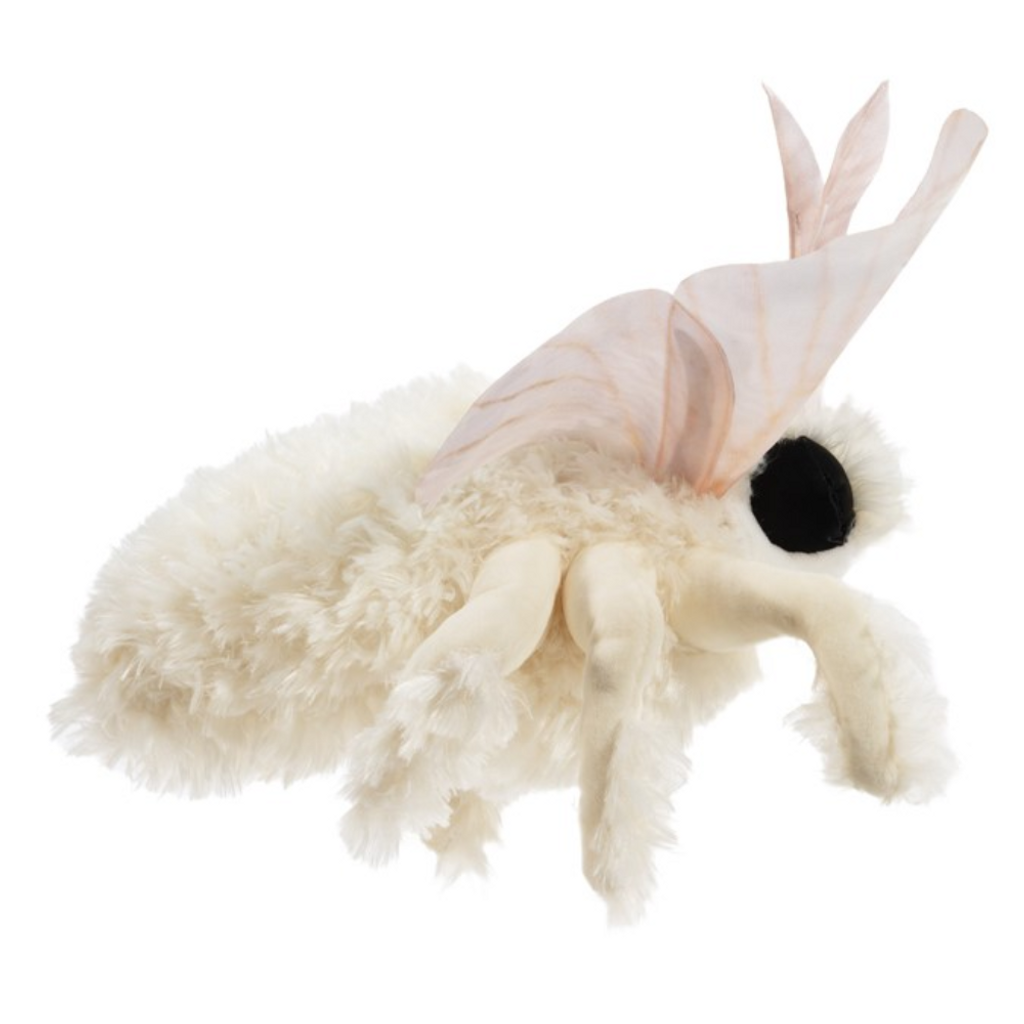 Folkmanis Poodle Moth Puppet side view
