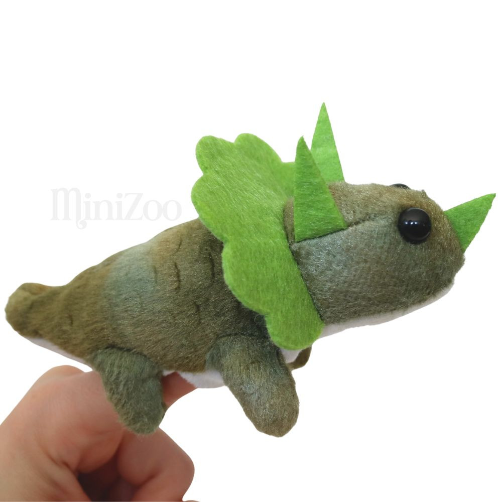 Science and Nature Triceratops Finger Puppet