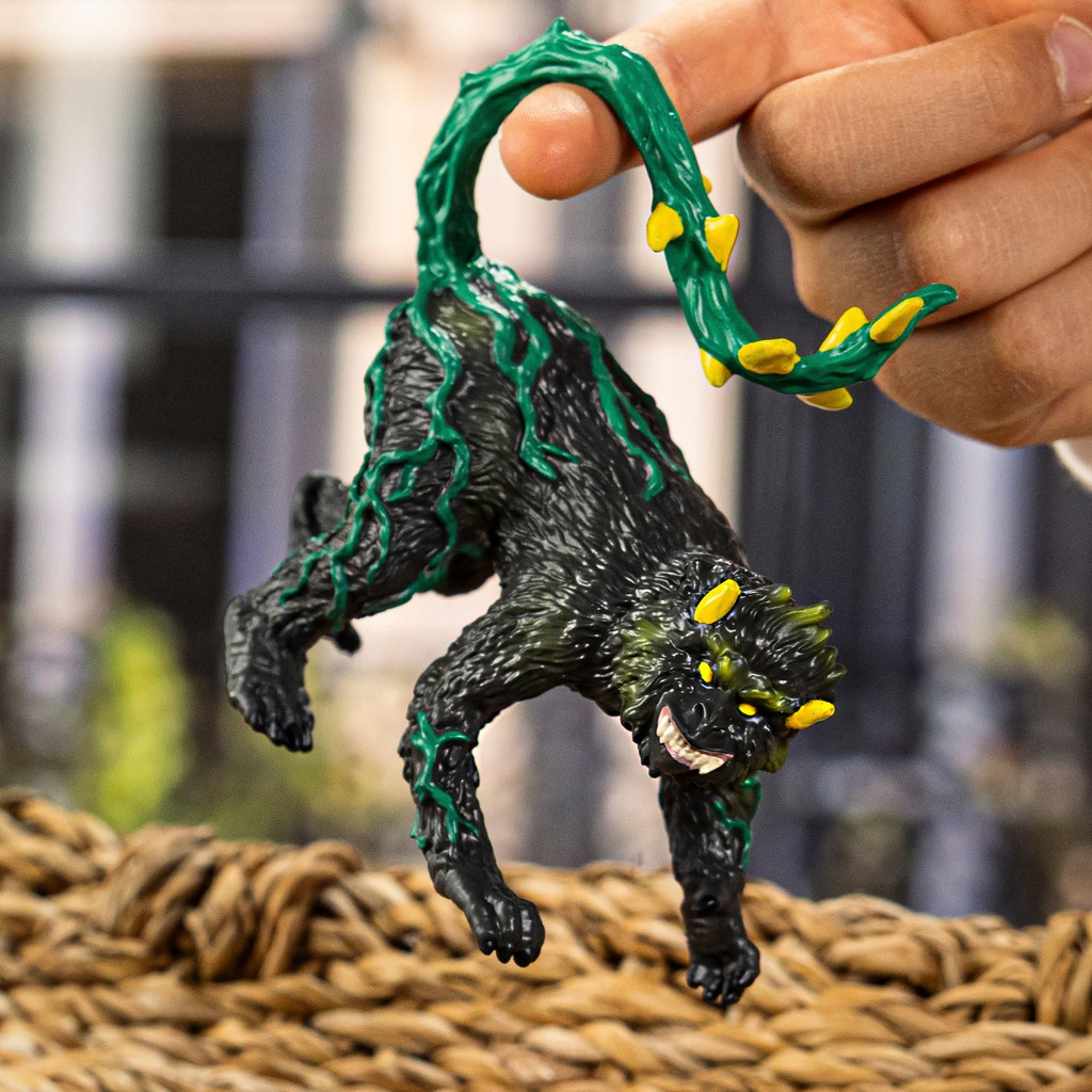 Schleich Eldrador Jungle Chimpanzee lifestyle size in hand