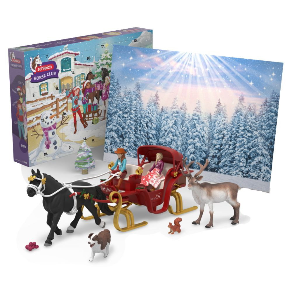 Schleich BIG Horse Club Advent Calendar 2025 with exclusive sleigh