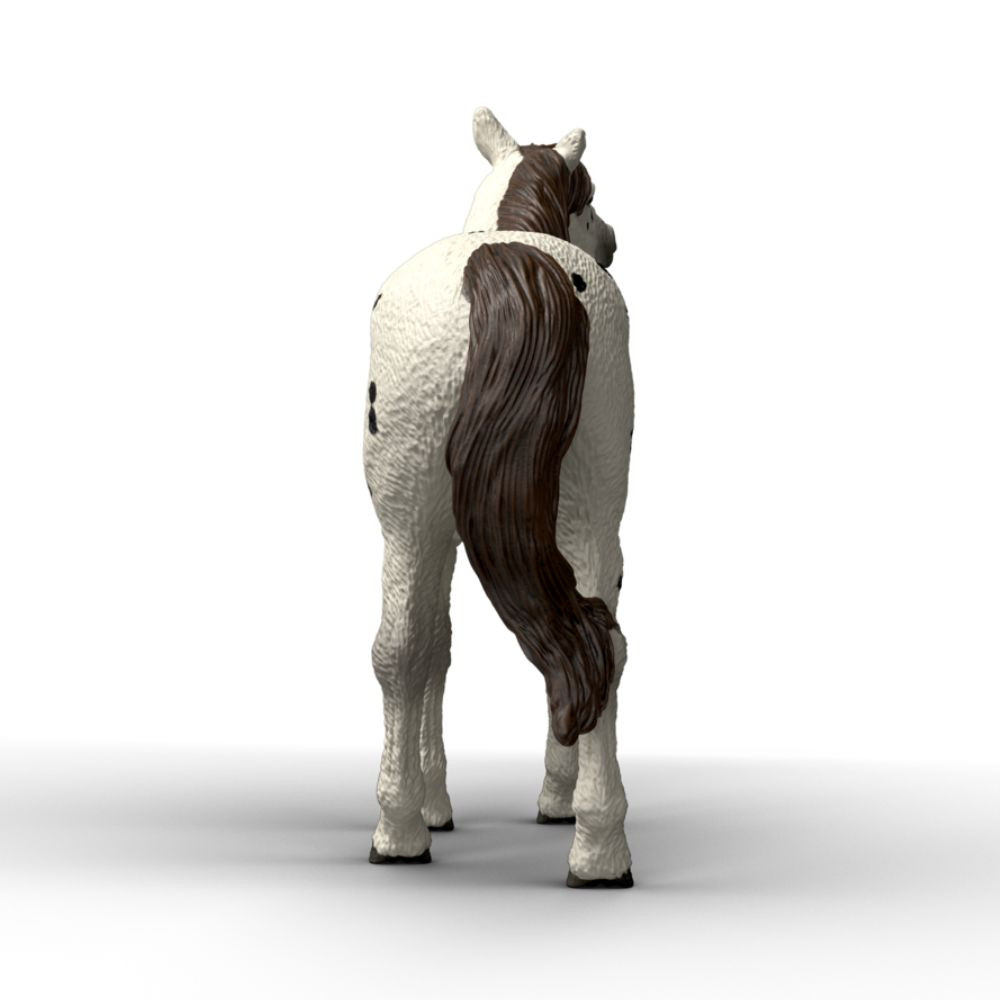 Schleich Knabstrupper Gelding 2026 model horse back view