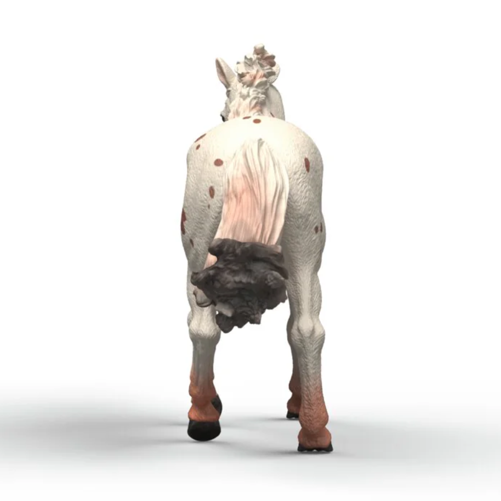 Schleich Knabstrupper Mare model horse 2026 back view