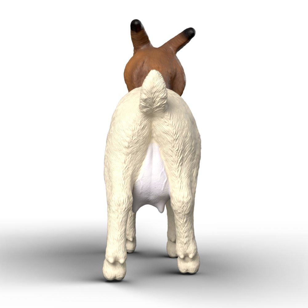 Schleich Boer Goat toy figurine back view