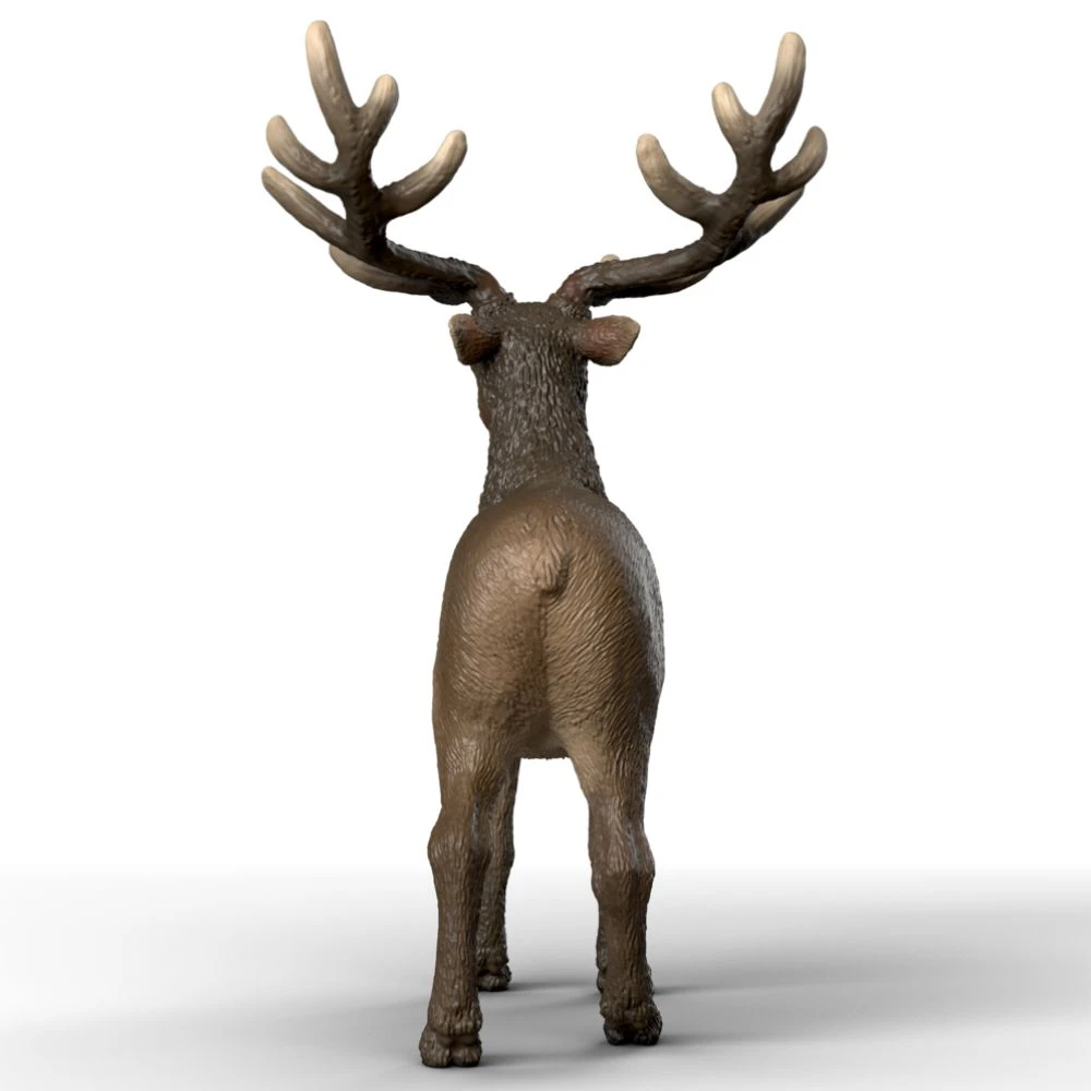Schleich Wapiti Elk toy figurine back view