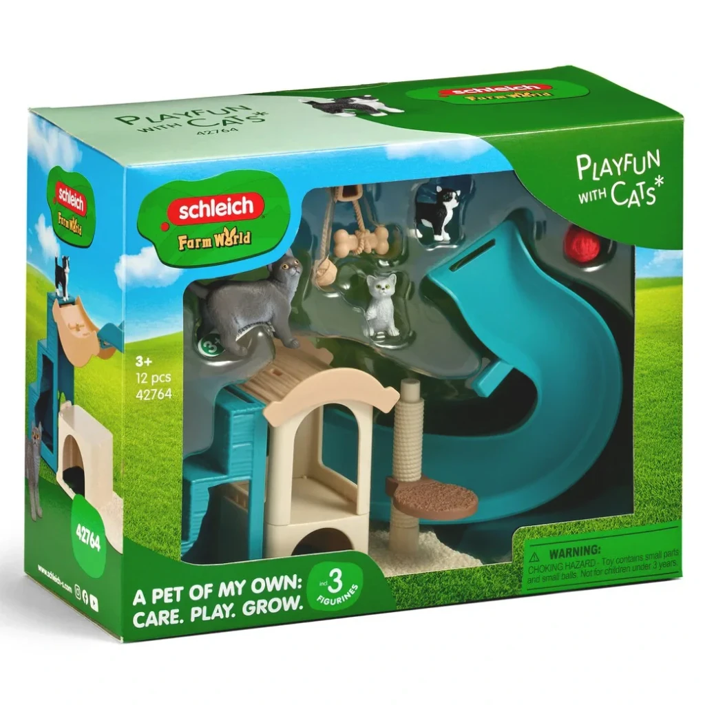 Schleich Fun for Cats playset packaging