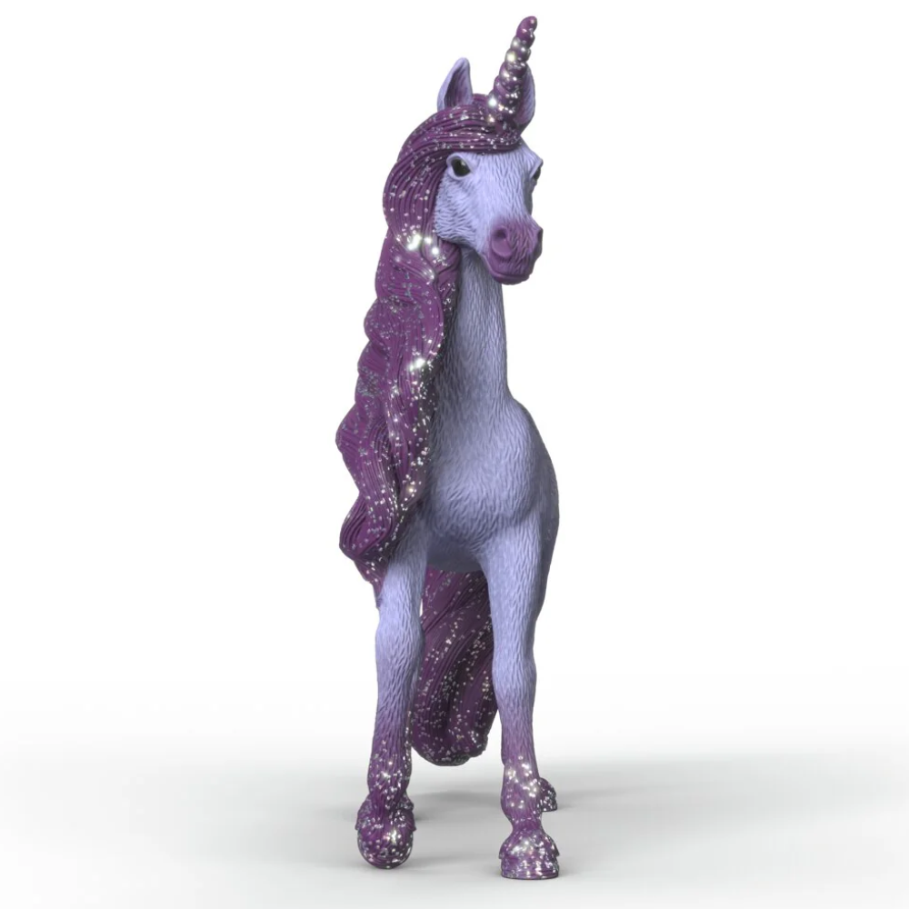 Schleich Unicorn Stallion Orchid front view