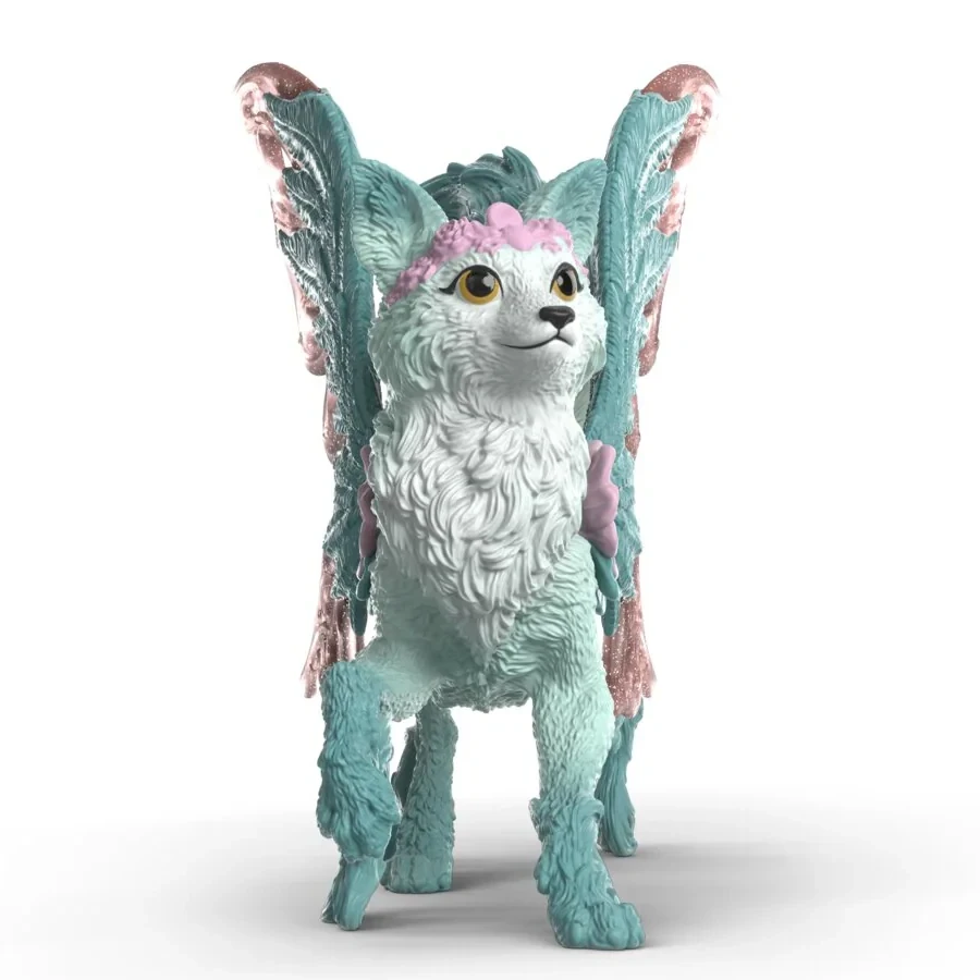 Schleich Magical Feathered Fox Bayala figurine face