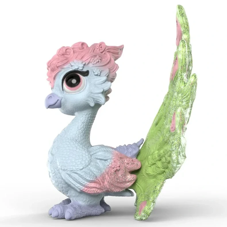 Schleich Magical Peacock Chick side view